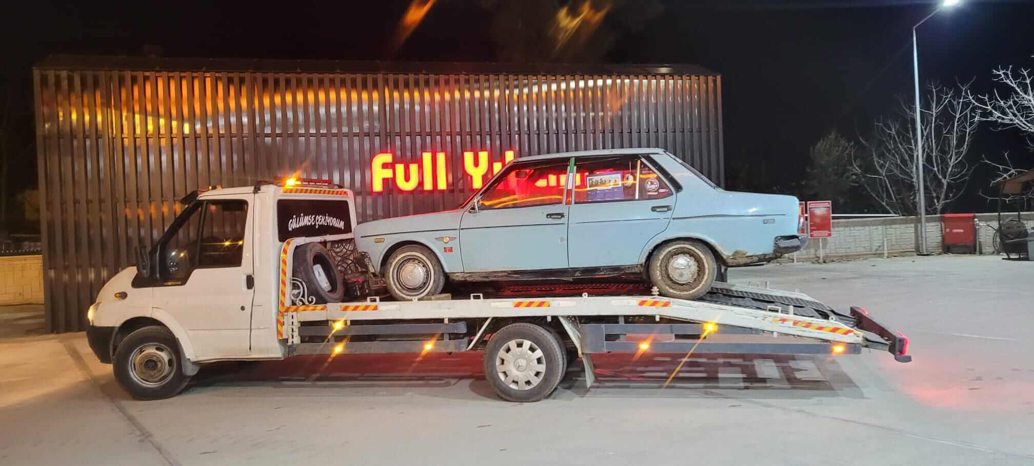 Antalya 7/24 acil gece oto çekici ve yol yardım hizmeti