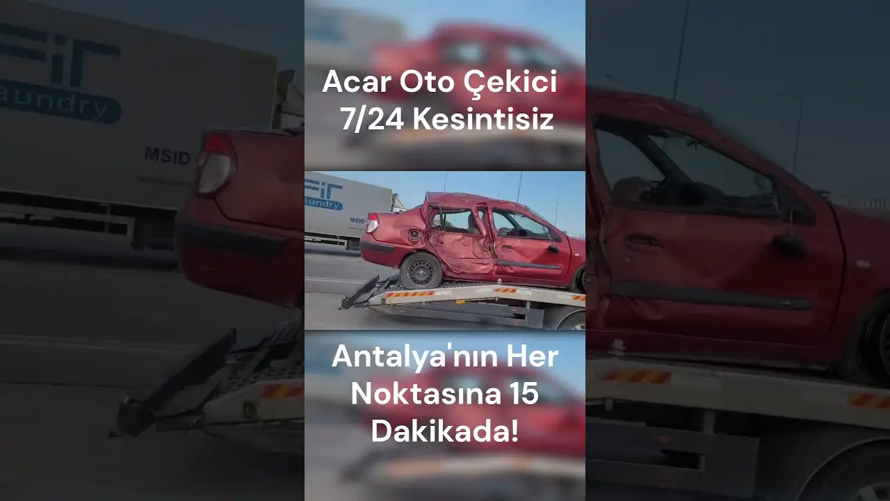 Antalya Araç Kurtarma Operasyonu